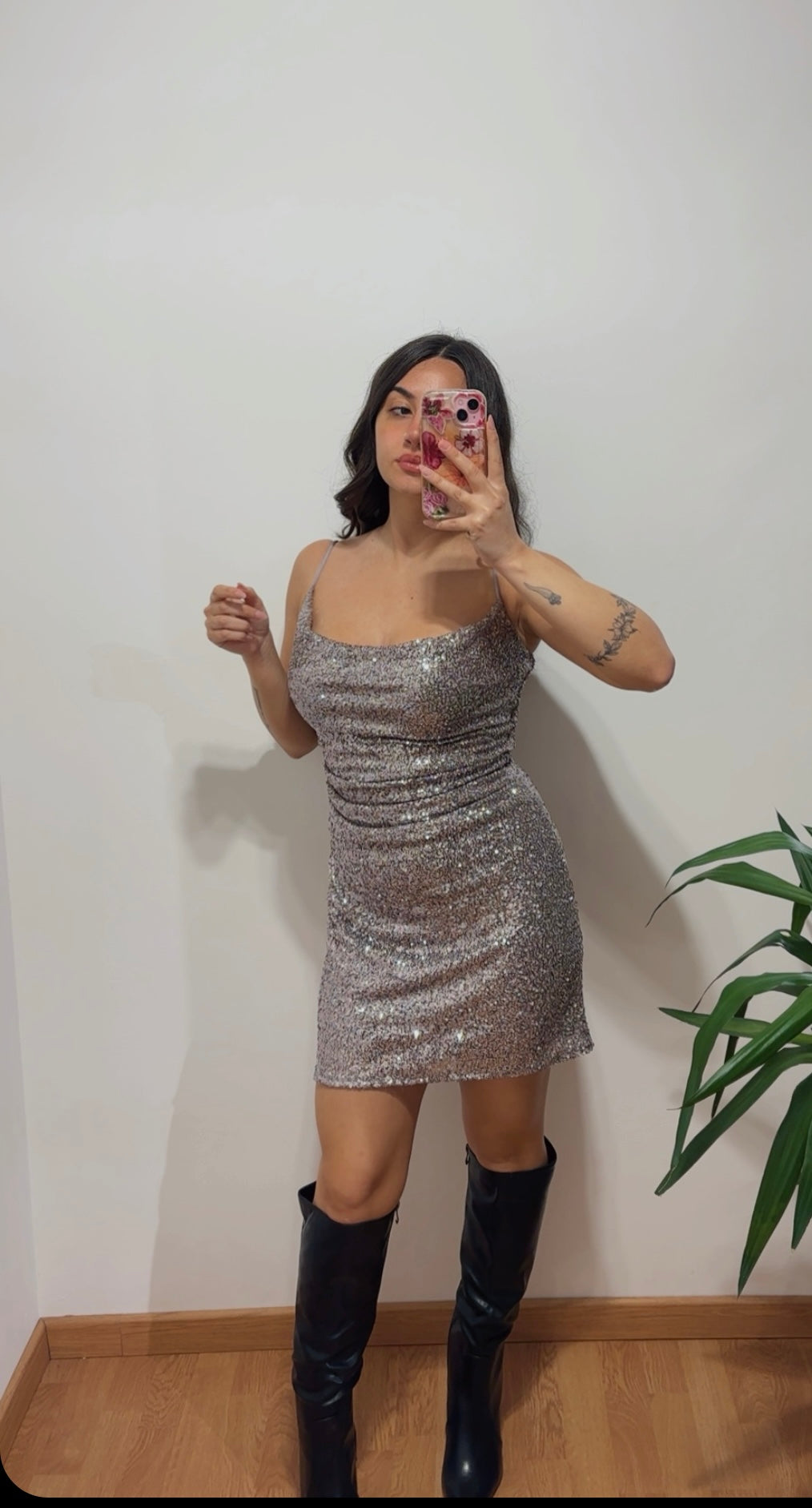 Minidress paillettes