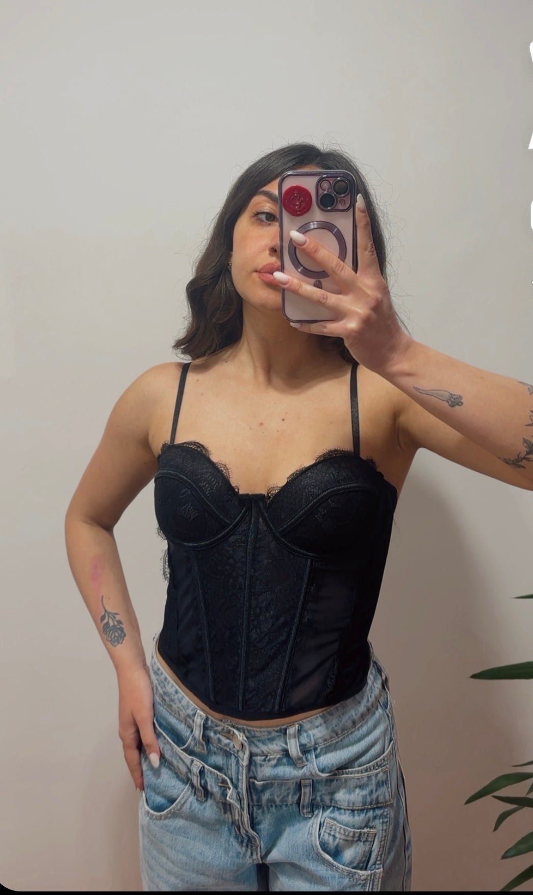 Corsetto in pizzo