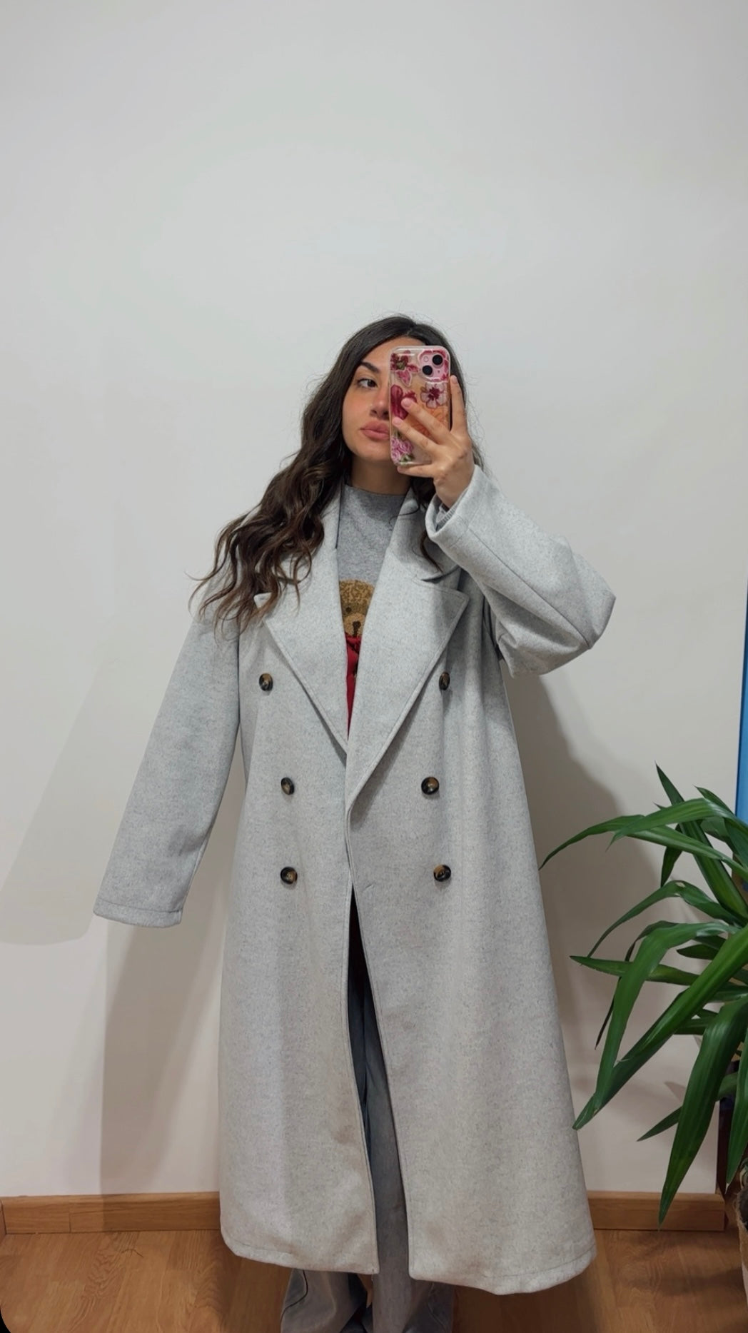 Cappotto over grigio