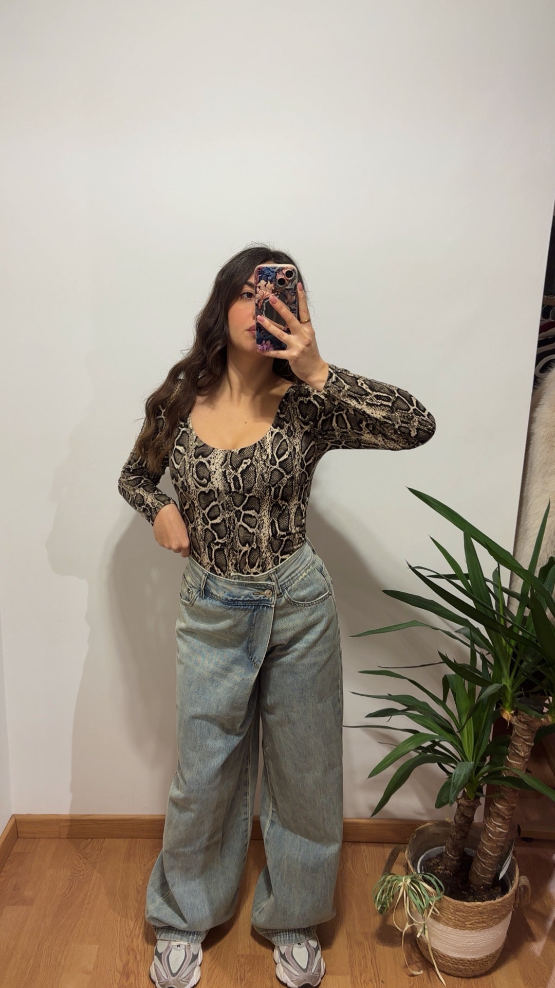 Jeans chiusura laterale