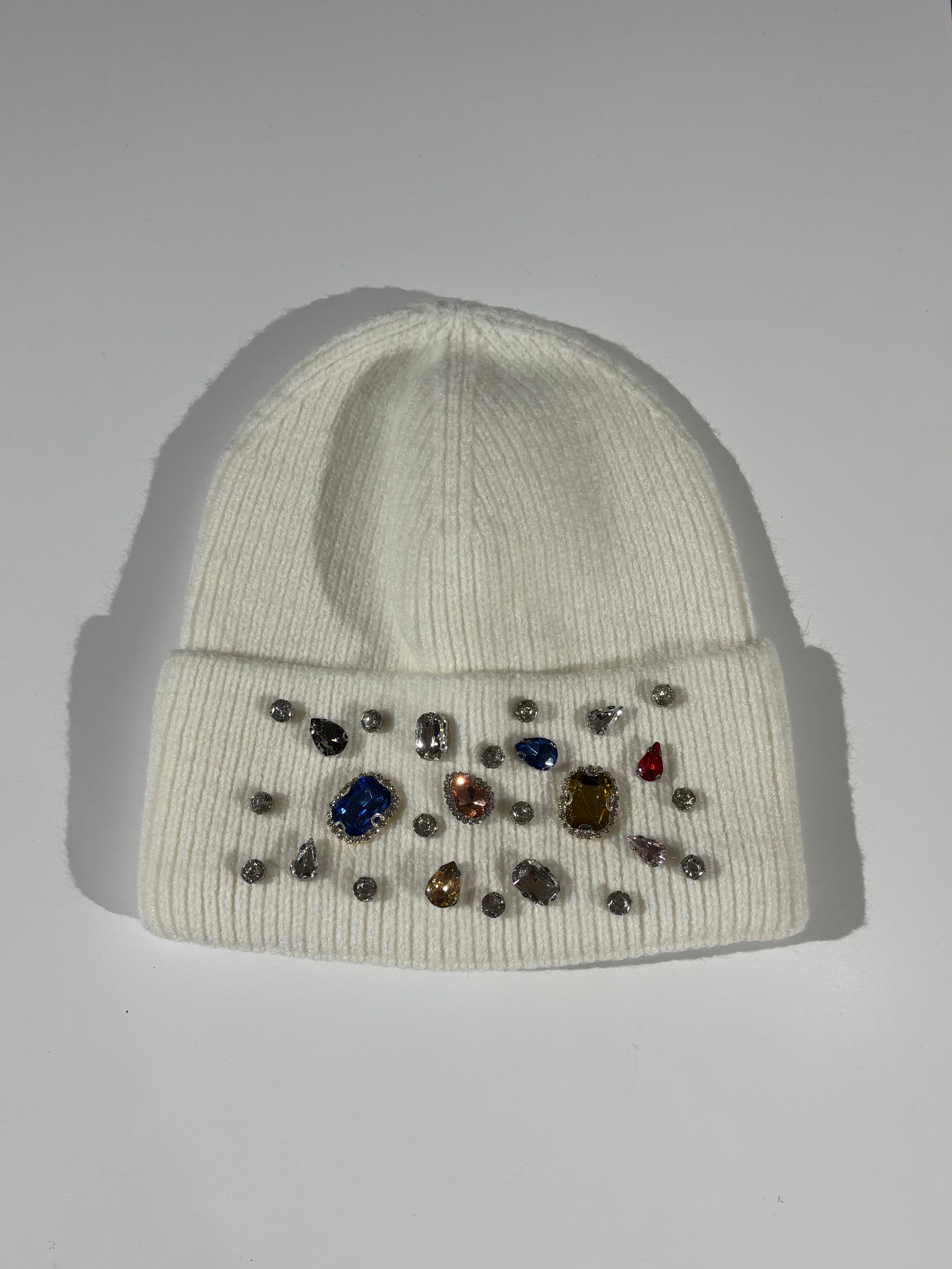 Cappellino con zirconi