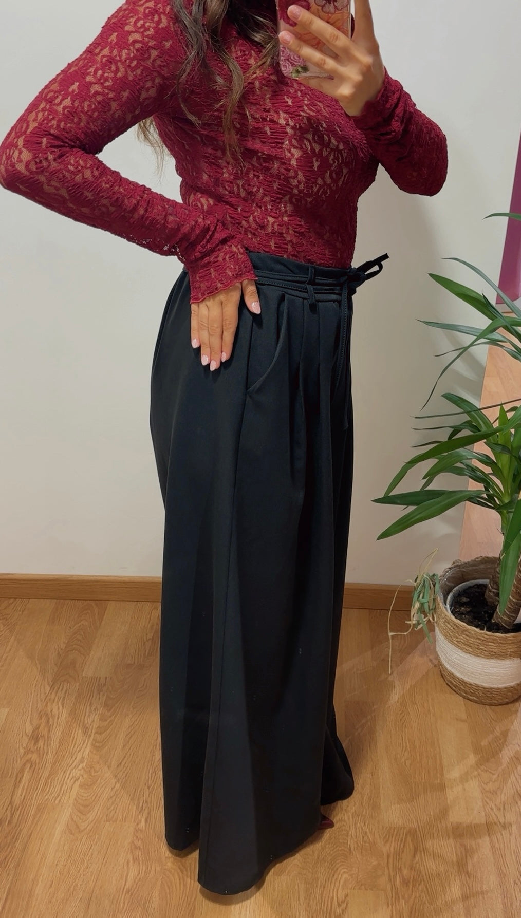 Pantalone laccetti