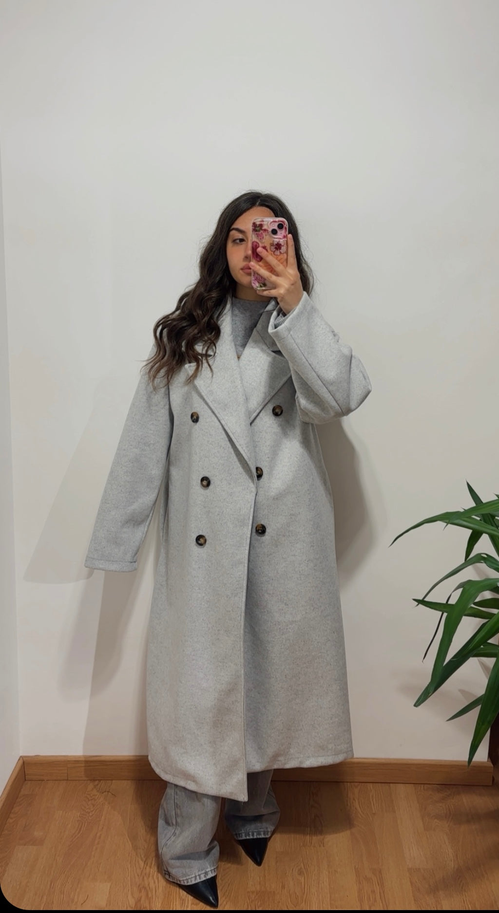 Cappotto over grigio