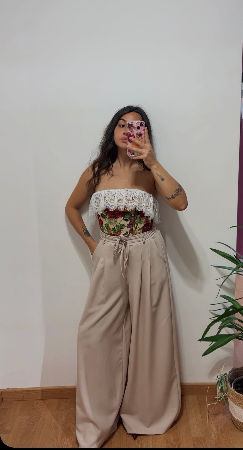 Pantalone laccetti