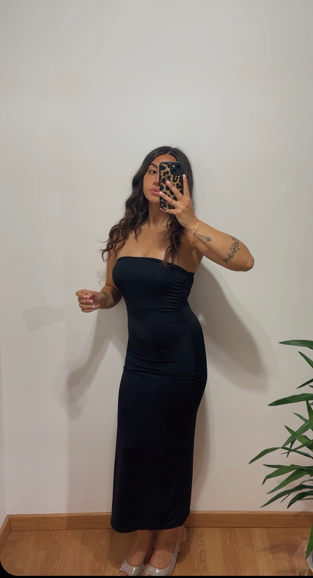 Abito midi nero