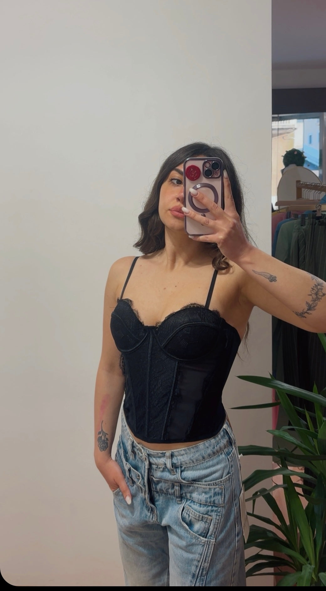Corsetto in pizzo