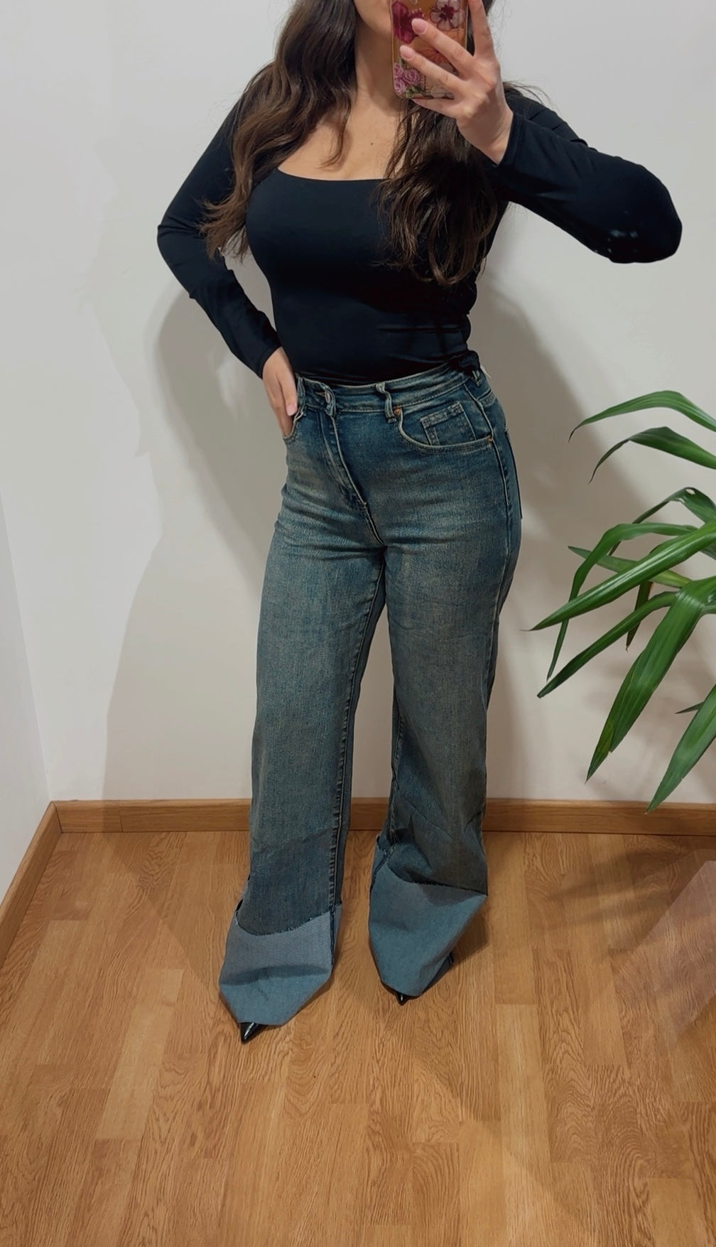 Jeans svolto vintage