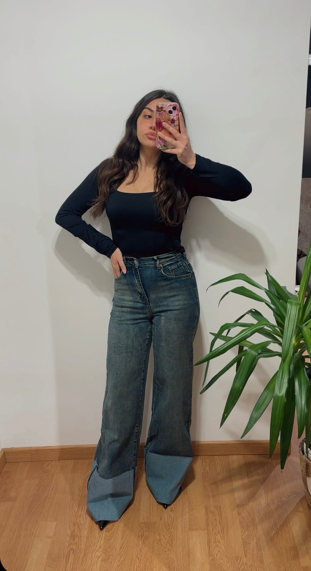 Jeans svolto vintage