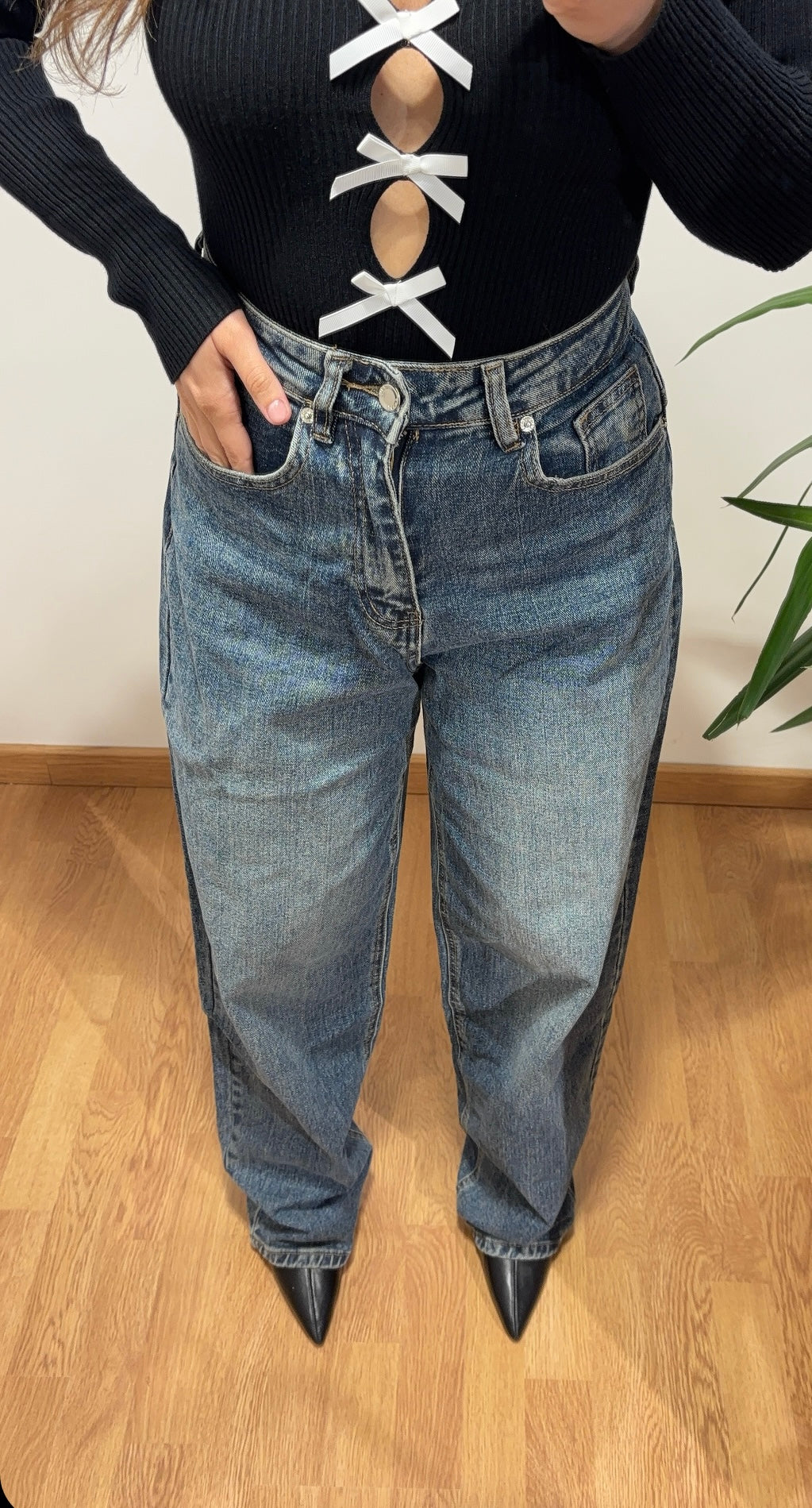 Jeans stringa